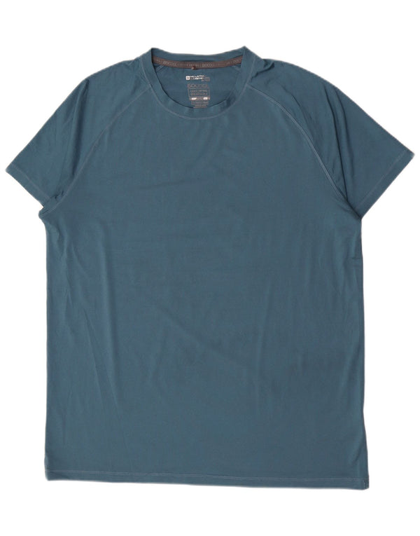 Mountain Warehouse T-Shirt Homme Top XL Bleu Polyester