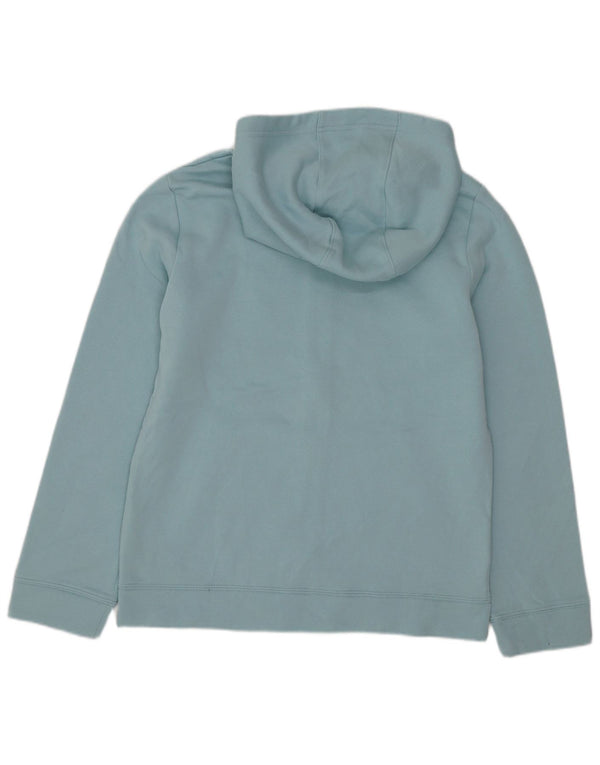 Nike Pull à capuche zippé pour garçon 12-13 ans Grand coton turquoise