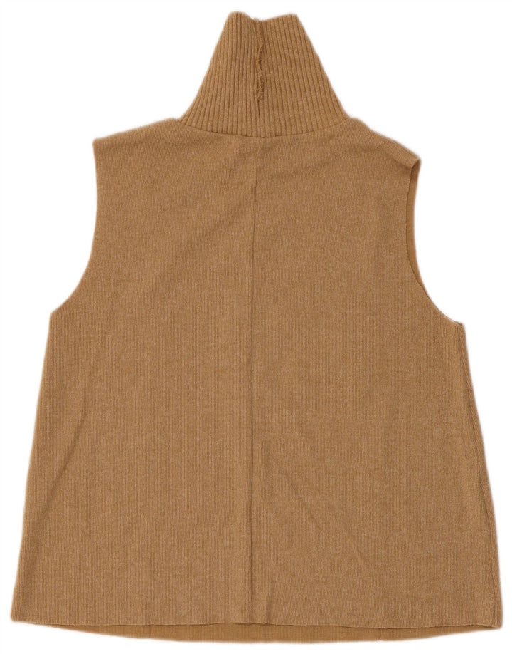 Zara Femme Débardeur UK 12 Coton Beige Moyen