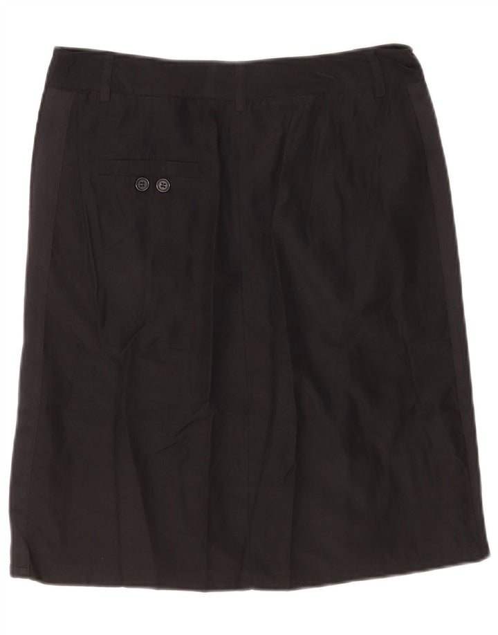 Sisley Jupe Droite W30 Noir Moyen Femme