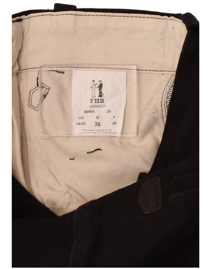 FHB Pantalon Cargo Bootcut Femme W38 L30 Noir Coton