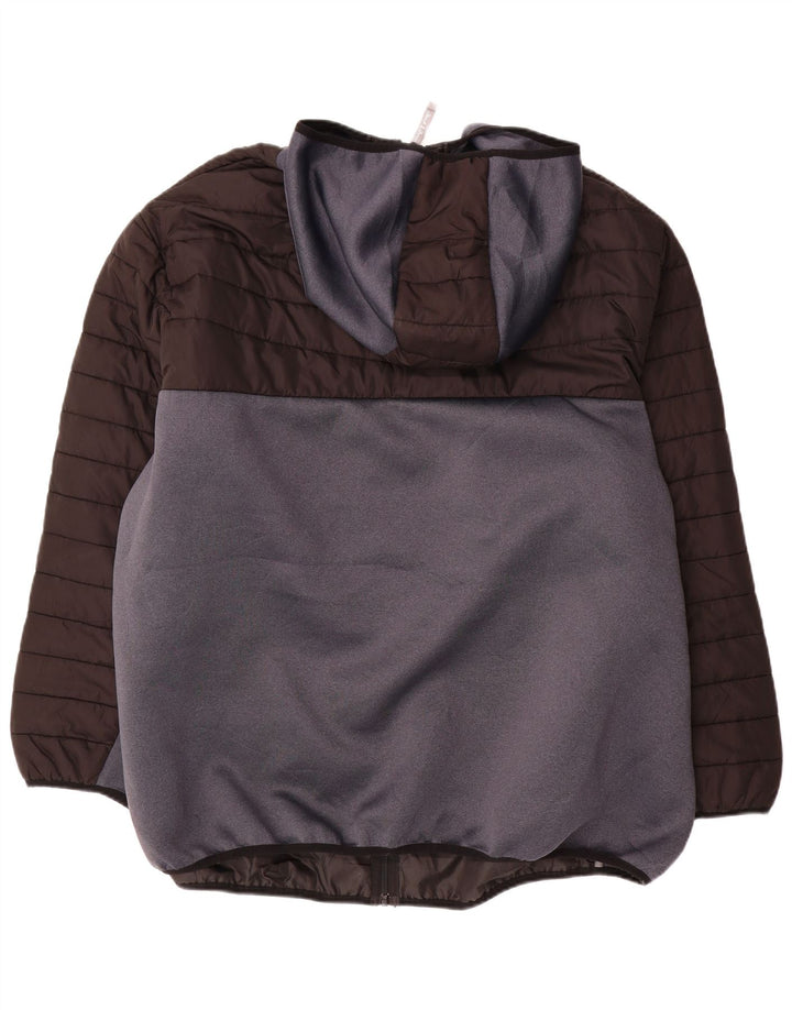 Jack & Jones Veste matelassée à capuche pour homme UK 46 3XL Noir Polyester