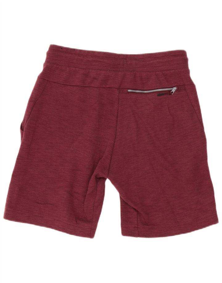 Nike Short de sport en coton bordeaux moyen pour homme