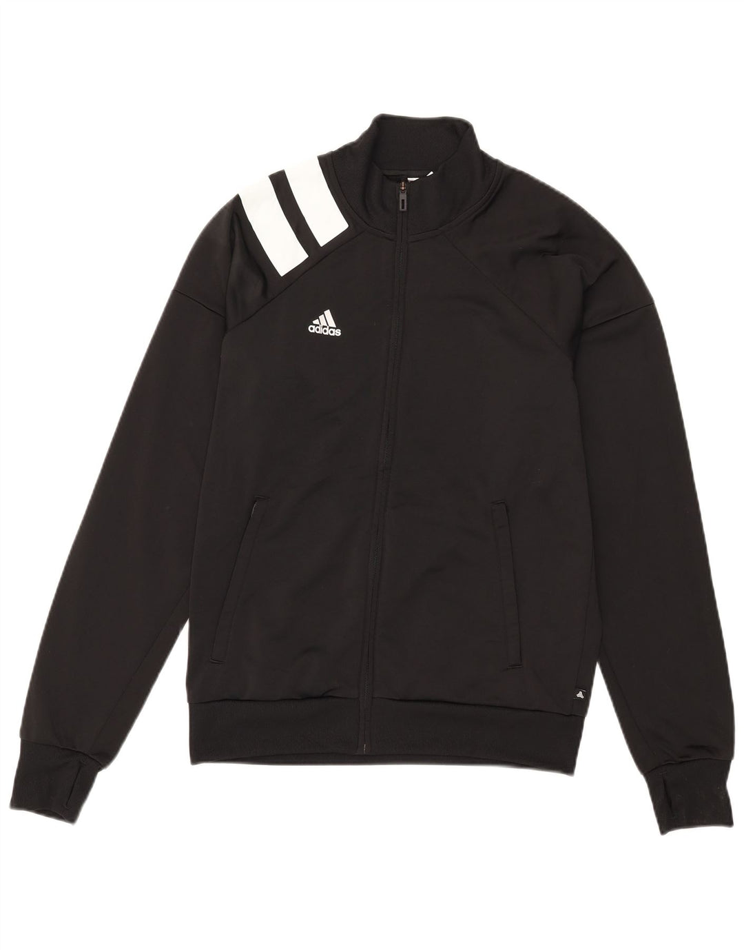 Adidas Veste de survêtement pour homme Noir moyen Polyester colour block
