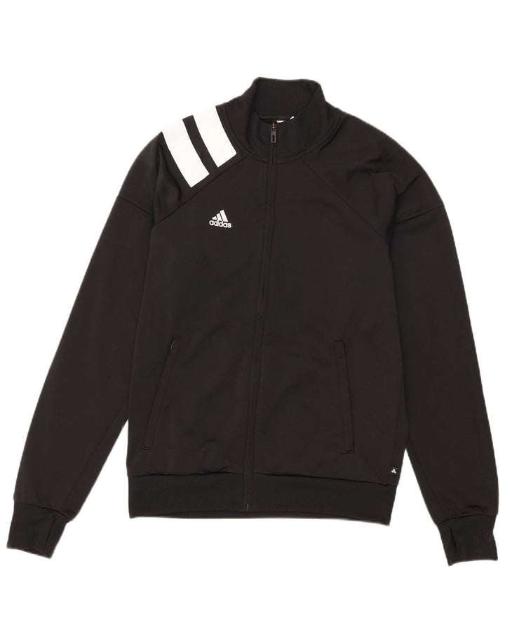 Adidas Veste de survêtement pour homme Noir moyen Polyester colour block