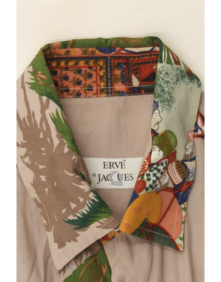 Erve Jaques Chemise Graphique à Manches Courtes Homme Large Multicolore