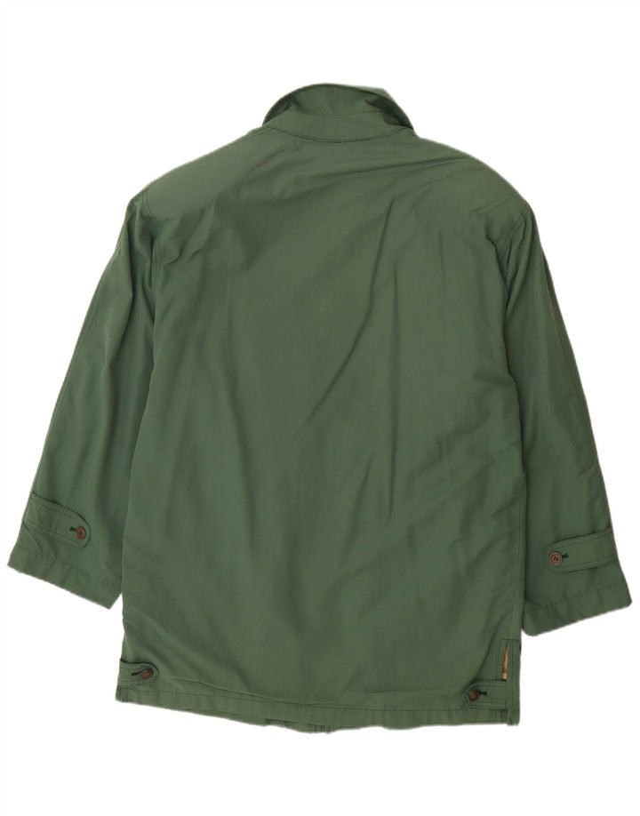 Burberrys Veste utilitaire pour homme IT 52 Large en coton vert