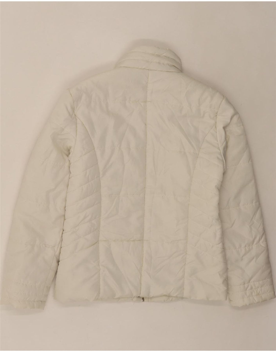 KAPPA Womens Padded Jacket UK 20 2XL Off White Polyester Vintage Kappa and Second-Hand Kappa from Messina Hembry 