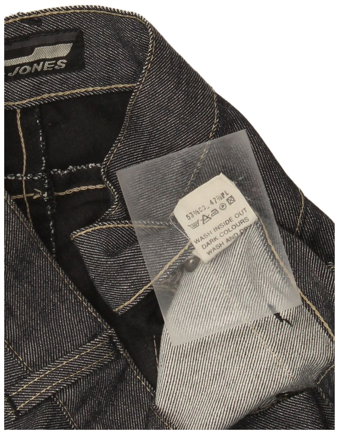 Jack & Jones Jean Droit Homme W34 L32 Bleu Coton