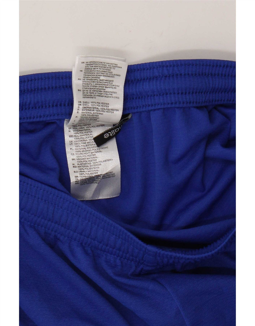 Adidas Climalite Sport Shorts UK 10 Petit Bleu Polyester