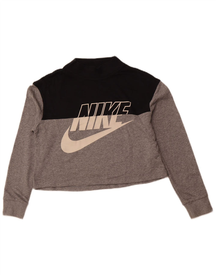 NIKE Sweat-shirt court coupe standard pour fille 13-14 ans XL Gris