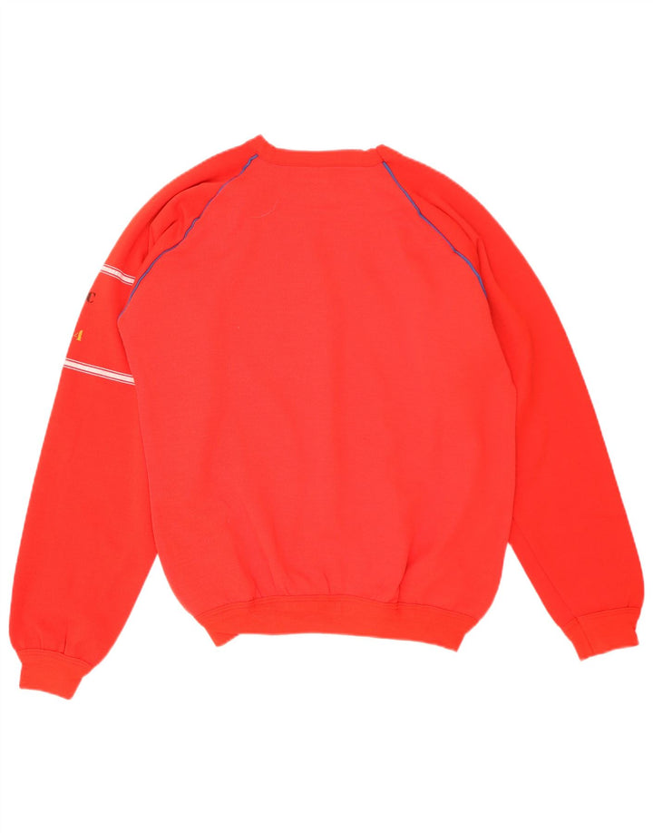 Samar Sweat-shirt graphique pour homme en acrylique rouge Large