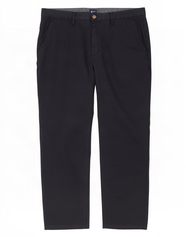 Gant Pantalon Chino Slim Hallden Homme W42 L28 Bleu Marine Coton