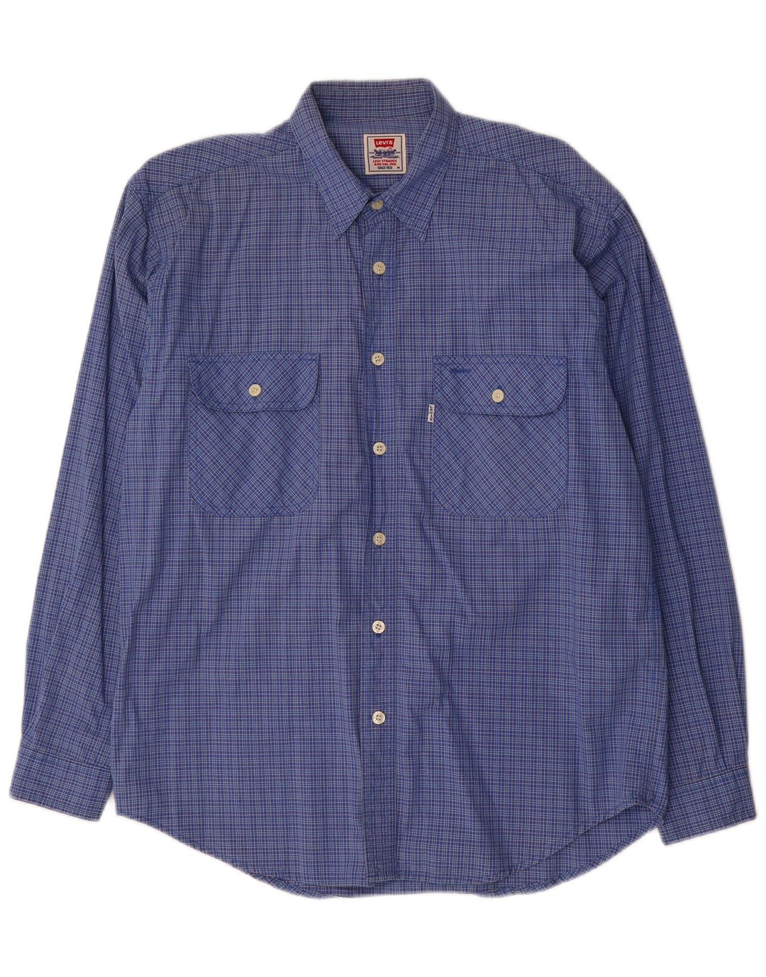 Levi's Chemise Homme Bleu Moyen Carreaux Coton