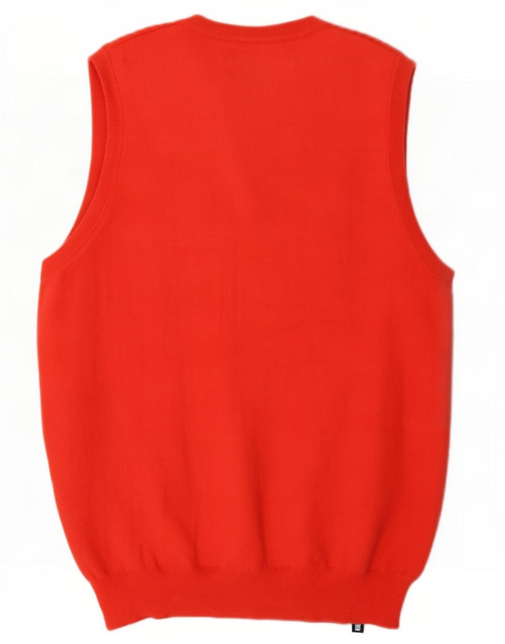 Colmar Débardeur Débardeur Rouge Moyen Colourblock Coton Homme