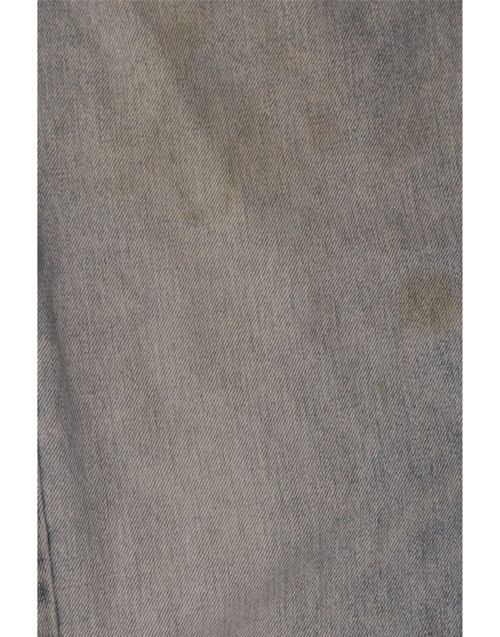 Armani Femme Jean Droit W34 L33 Bleu Coton