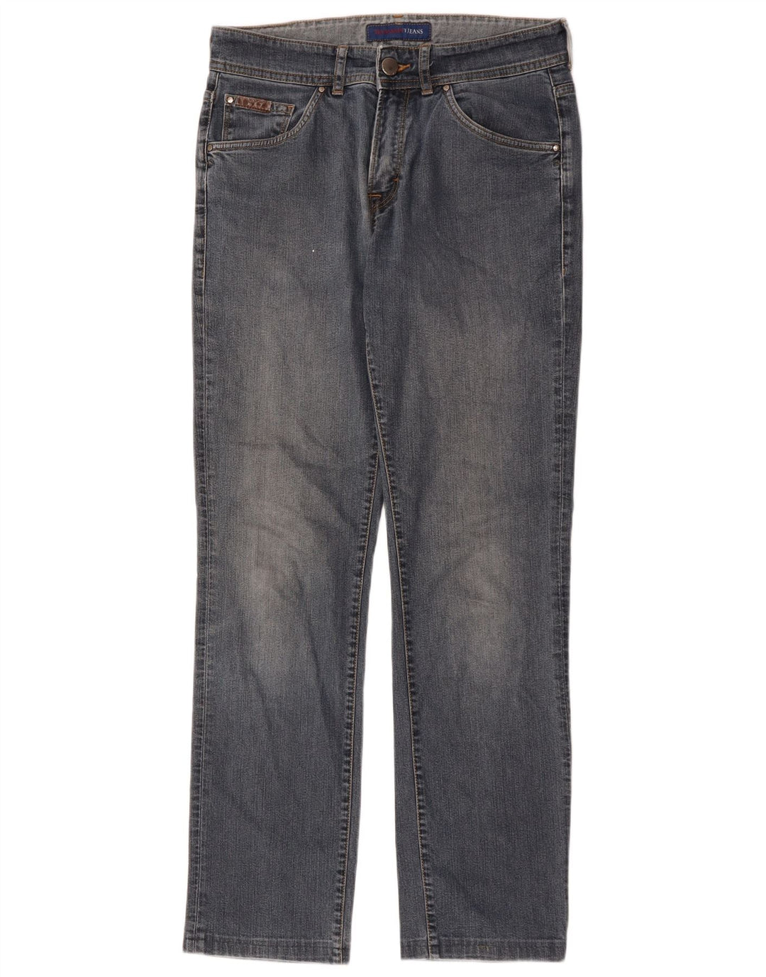 Trussardi Femme Jean Droit W30 L31 Bleu