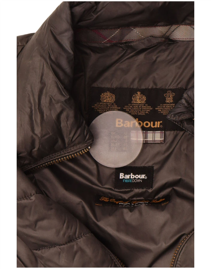 Barbour Veste matelassée pour femme UK 12 Gris moyen Polyamide