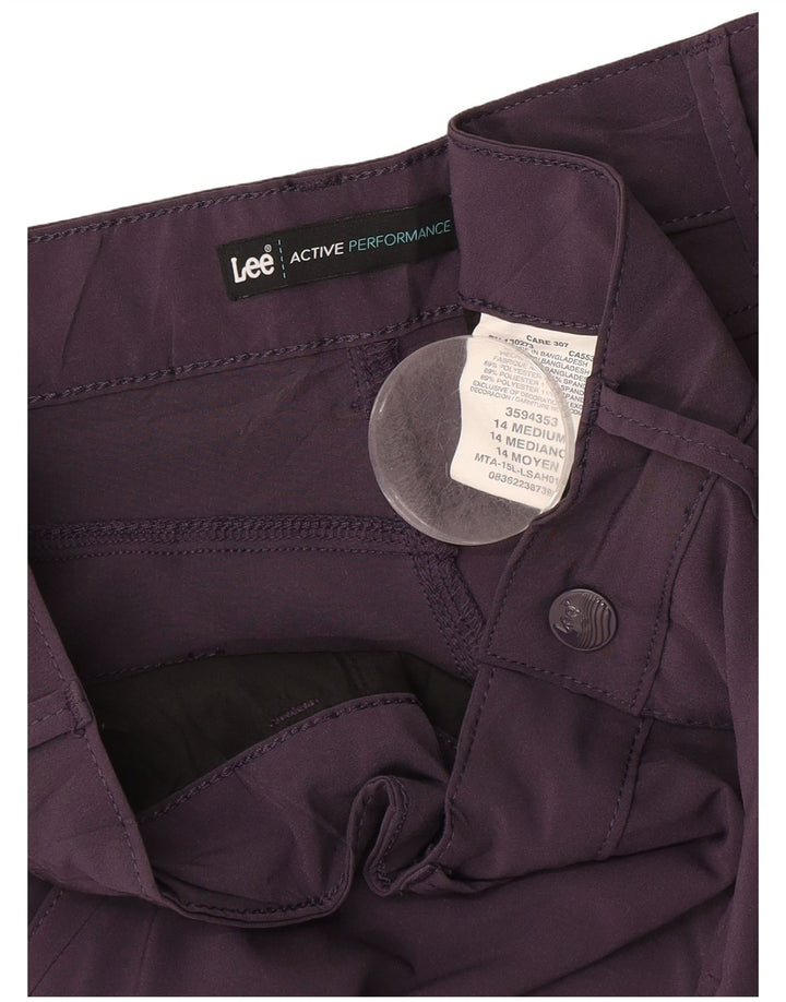 LEE Short cargo pour femme US 14 XL W36 Violet Polyester