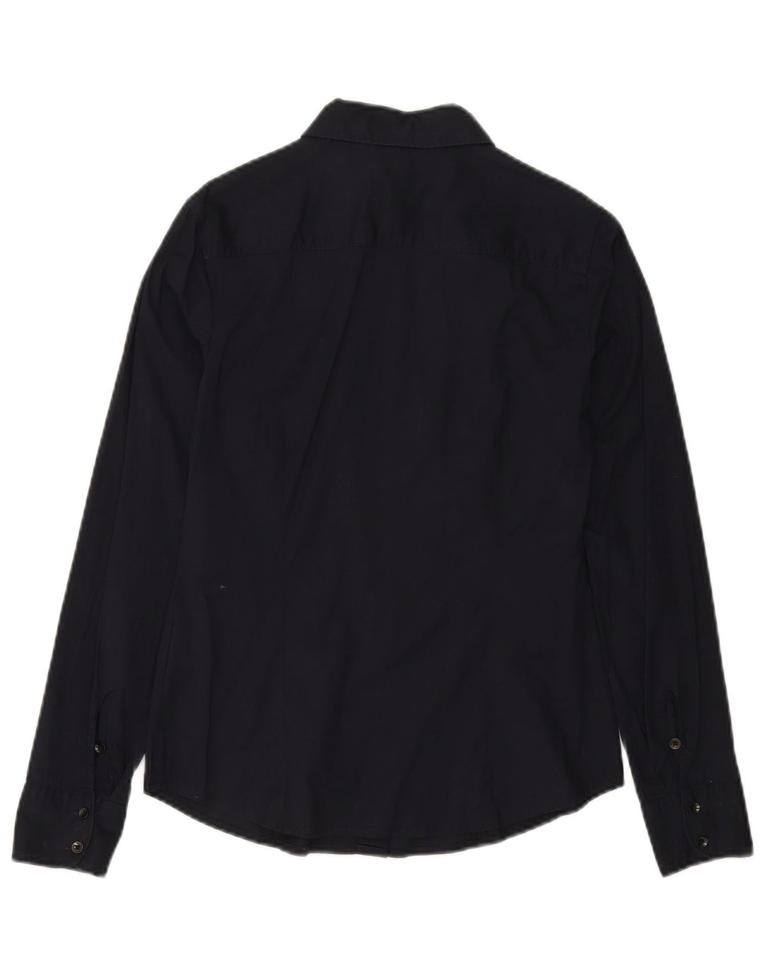 MURPHY & NYE Womens Shirt UK 12 Medium Navy Blue Cotton
