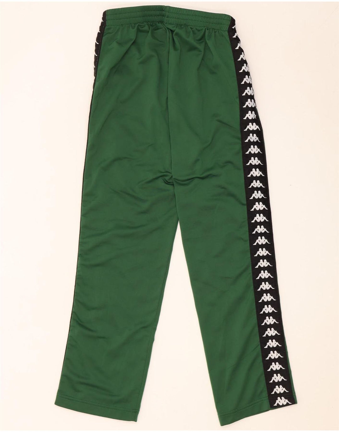 Kappa Pantalon de Survêtement Graphique Homme Vert Moyen Polyester Colorblock