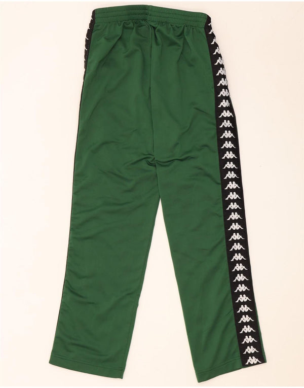 Kappa Pantalon de Survêtement Graphique Homme Vert Moyen Polyester Colorblock