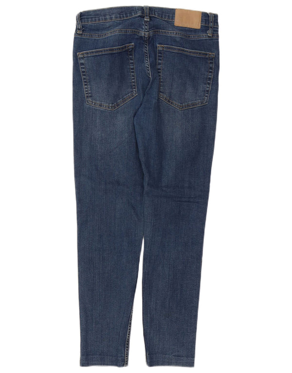 FRENCH CONNECTION Jean slim pour femme UK 12 Medium W30 L27 Bleu Coton