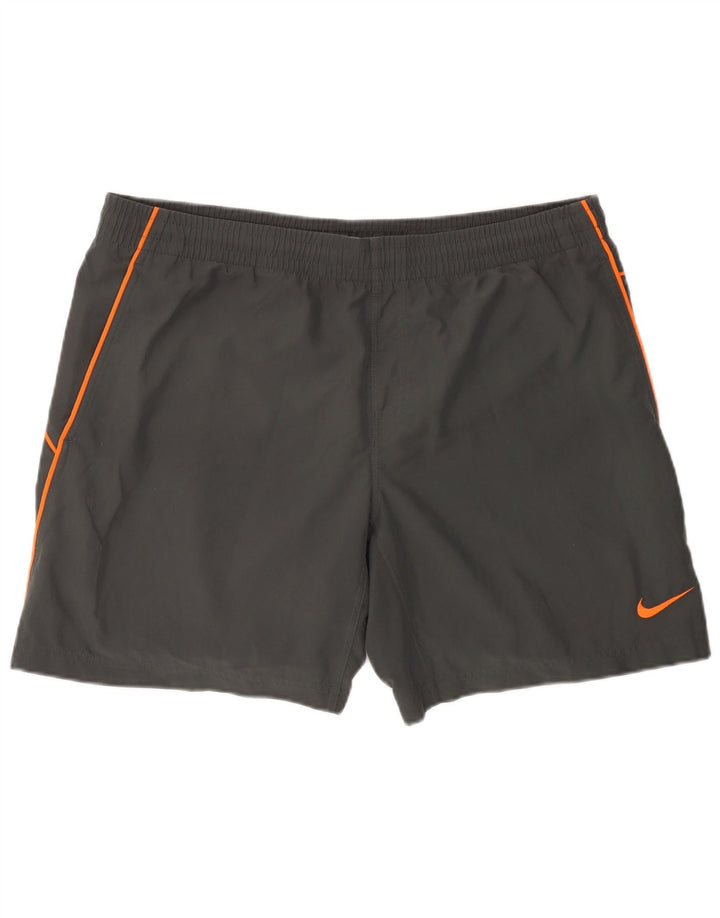 Nike Short de sport pour homme XL Gris Polyester