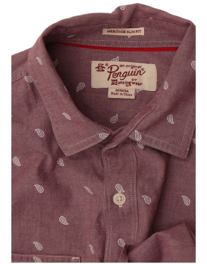 Penguin Chemise Slim Fit Homme Violet Moyen Paisley