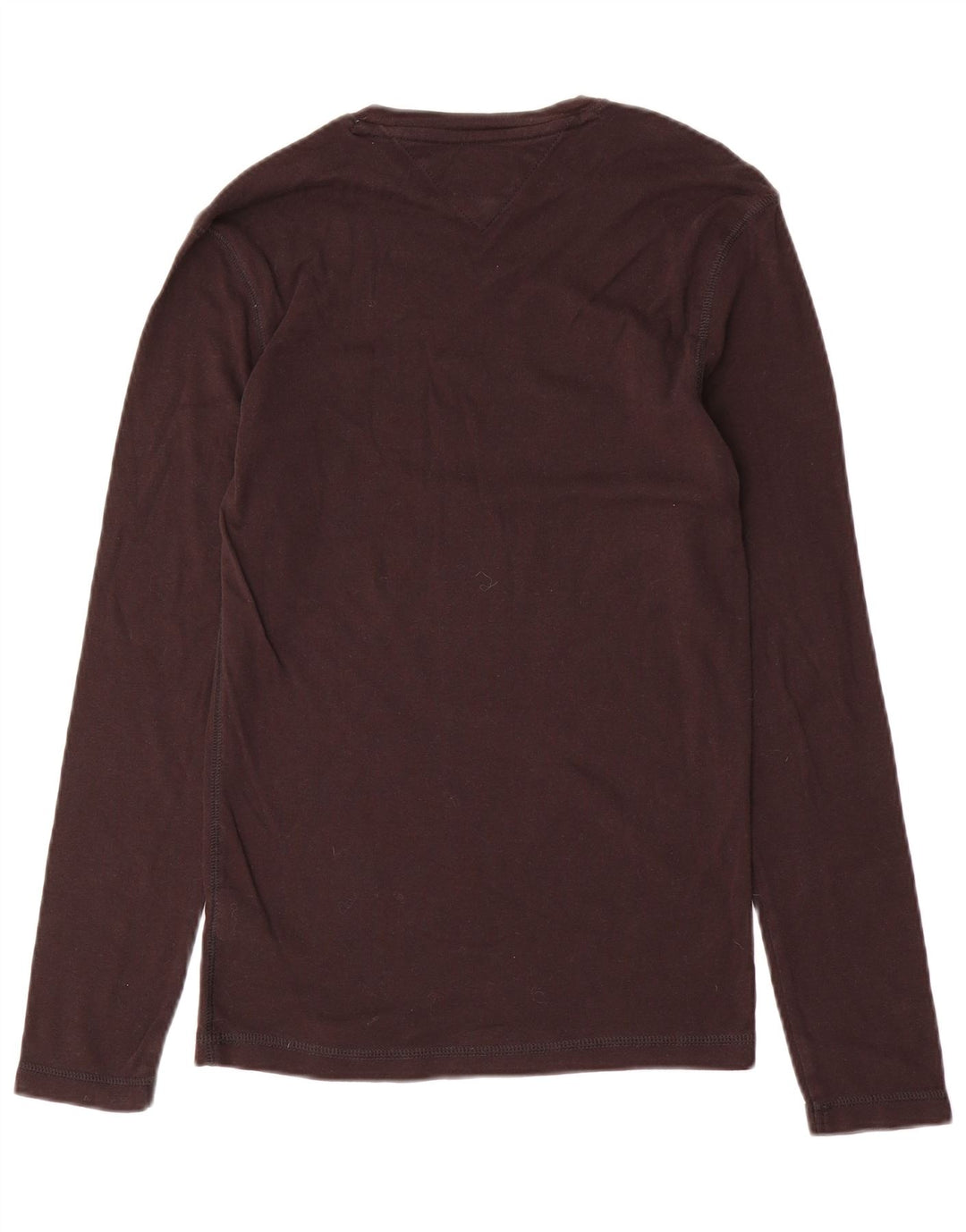 Tommy Hilfiger Haut à manches longues pour femme UK 12 Marron moyen Coton