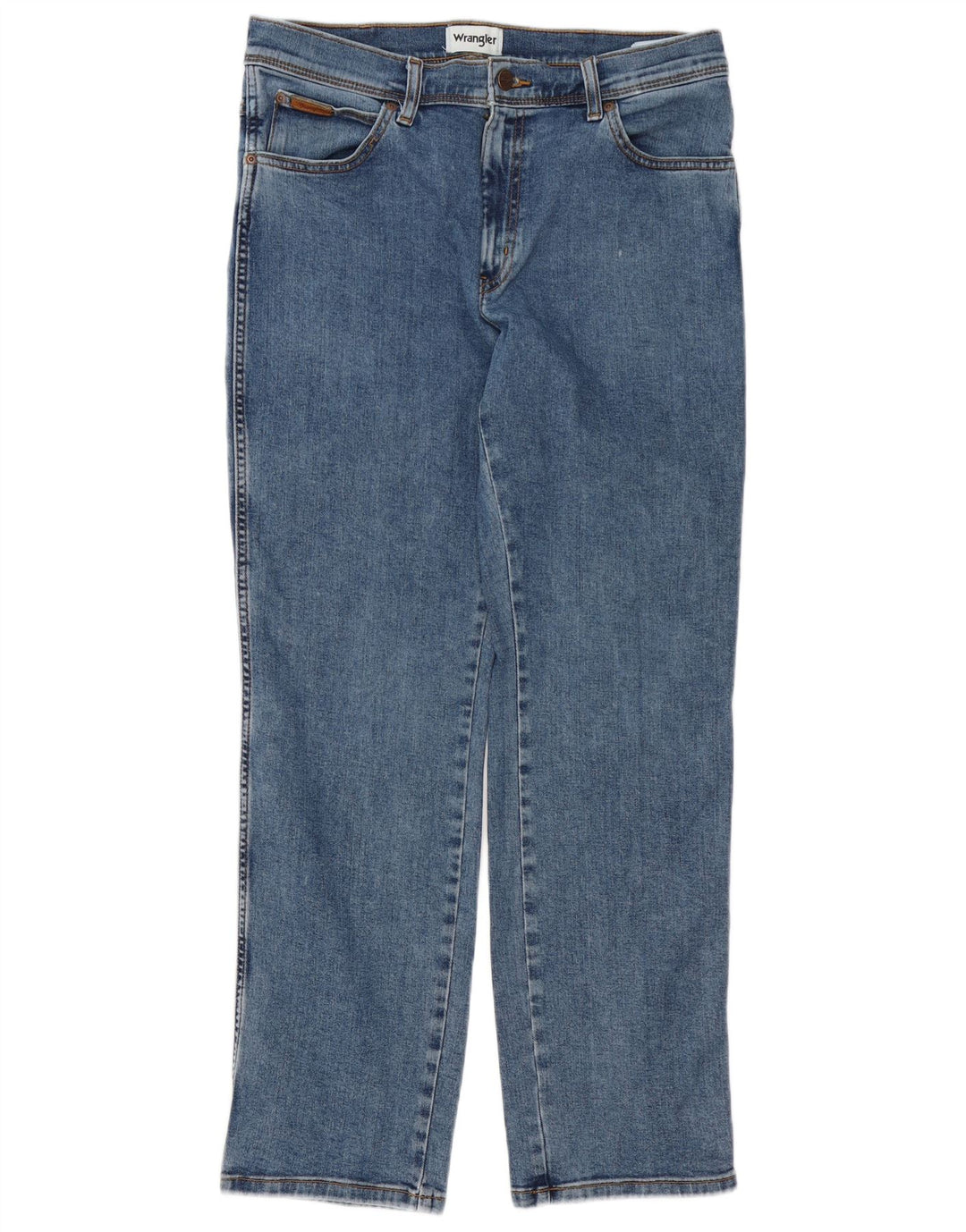Wrangler Jean Droit Texas Homme W34 L32 Bleu Coton