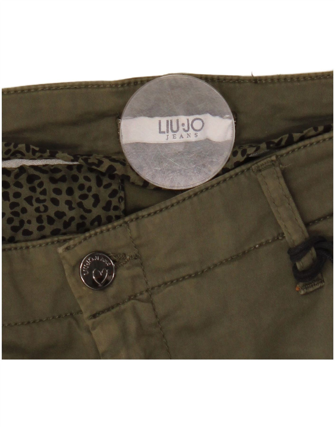 LIU JO Pantalon Cargo Skinny Femme W32 L29 Kaki