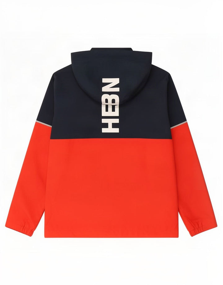 Helly Hansen Veste de pluie graphique pour garçon 13-14 ans Bleu marine Colourblock