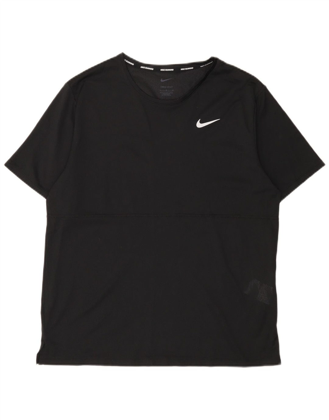 Nike Hommes Dri Fit T-Shirt Haut Large Noir Polyester