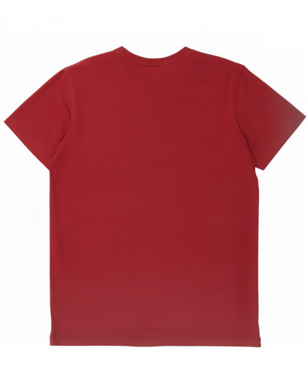 Adidas T-shirt graphique pour homme Grand coton bordeaux