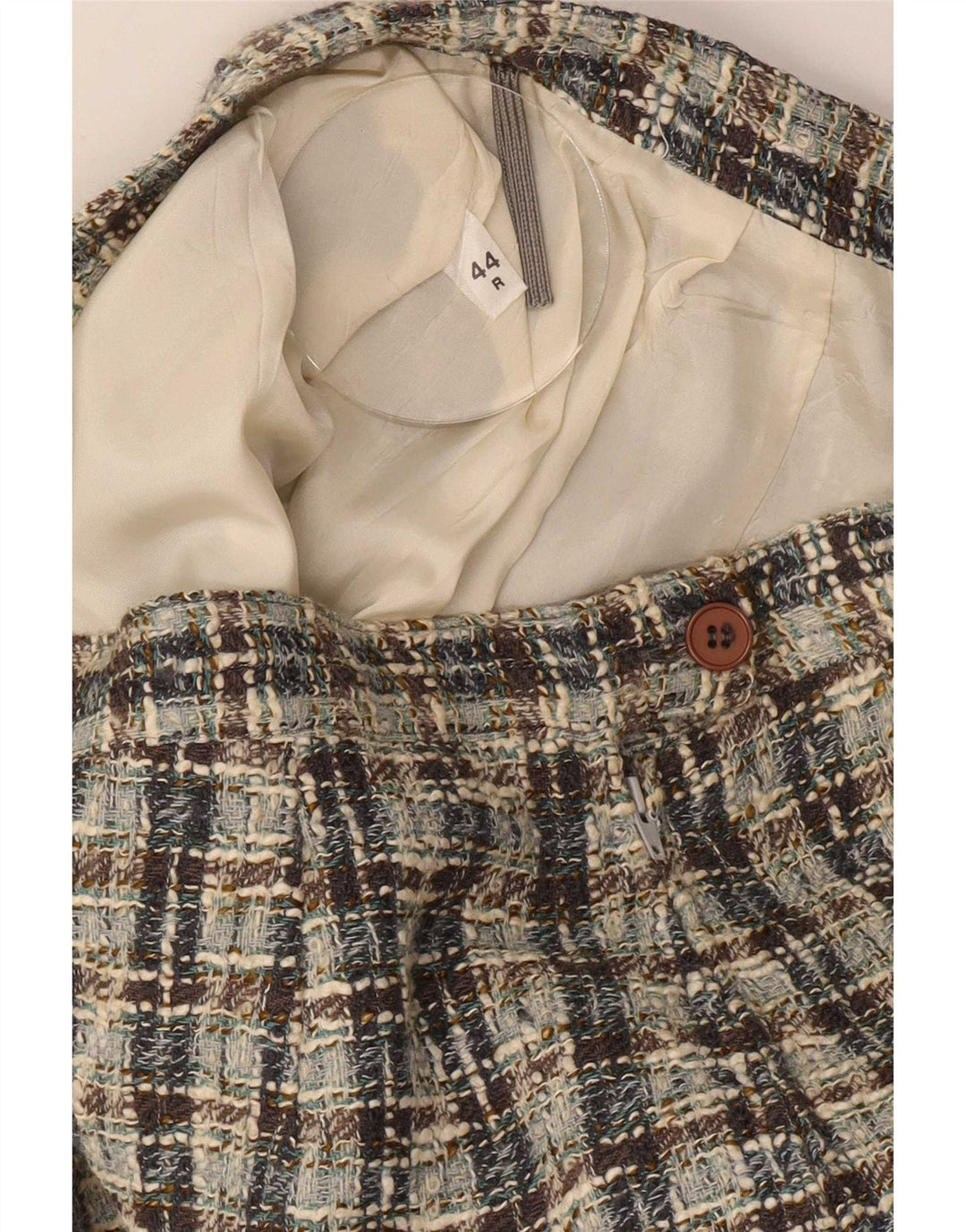 Ilia Ensemble jupe 2 pièces pour femme IT 44 Medium W28 Multicolore Check Classic