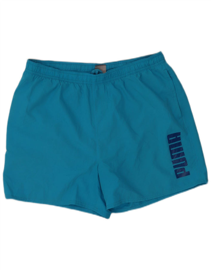 Puma Short de Bain Graphic Homme Bleu XL