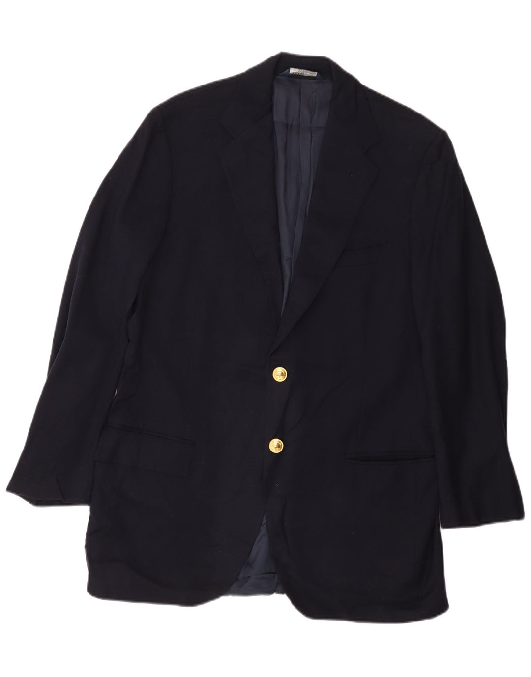 Polo Ralph Lauren Veste blazer à 2 boutons pour homme UK 40 Grande laine bleu marine