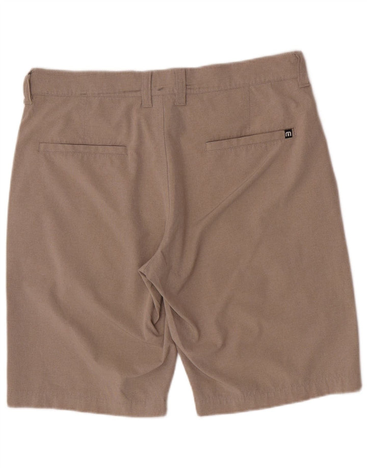 Travis Mathew Short chino coupe régulière pour homme W32 en polyester beige moyen