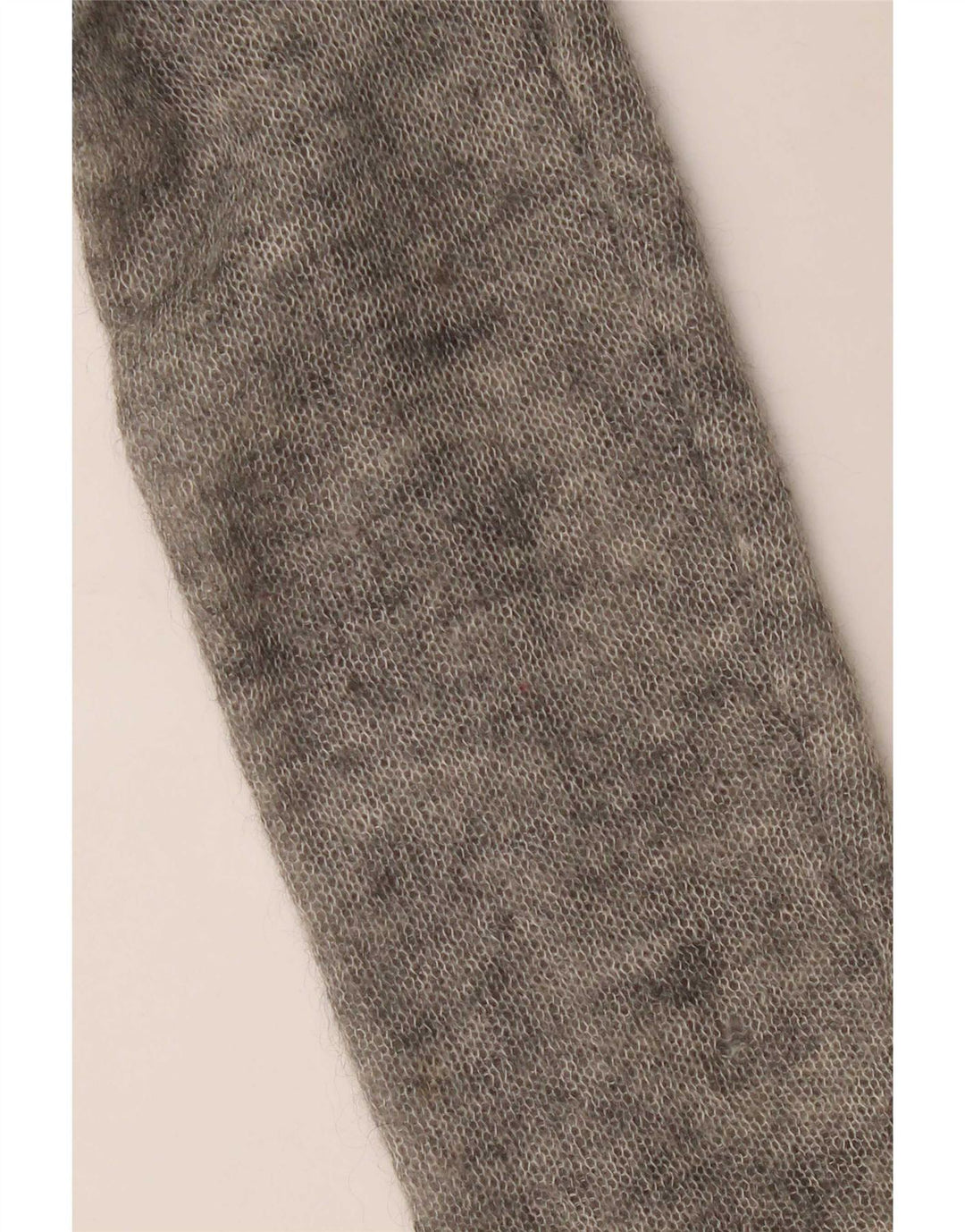 vintage Womens Cardigan Sweater UK 16 Grand Gris Moucheté Élasthanne