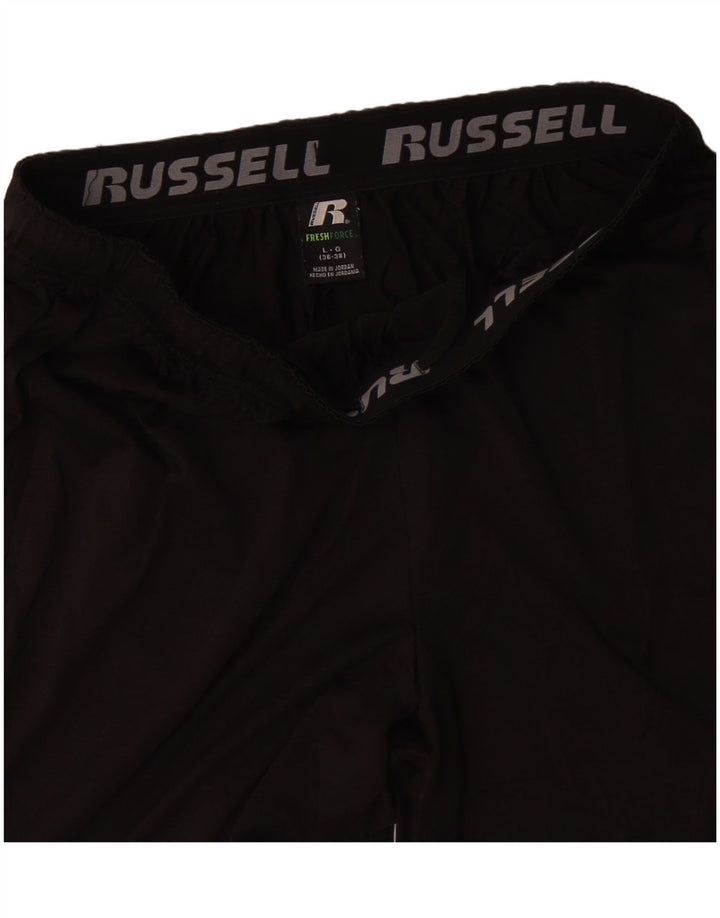 RUSSELL ATHLETIC Short de Sport pour Homme Grand Noir Polyester