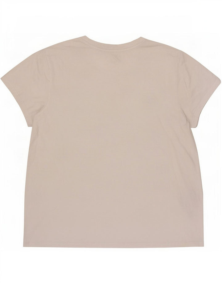 Levi's T-Shirt Femme UK 16 Large Blanc Coton