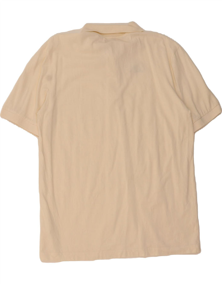 KAPPA Mens Polo Shirt 2XL Beige Cotton Vintage Kappa and Second-Hand Kappa from Messina Hembry 