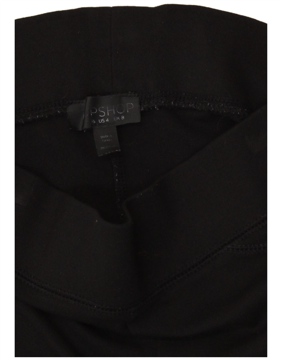Topshop Leggings Femme UK 8 Petit Noir