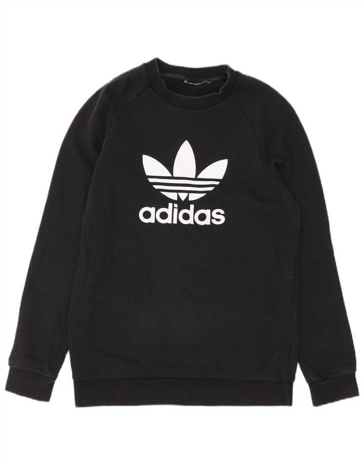Adidas Sweat-shirt graphique pour homme, petit, noir