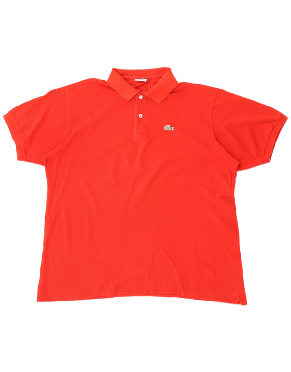 Lacoste Polo Homme Taille 7 2XL Coton Rouge