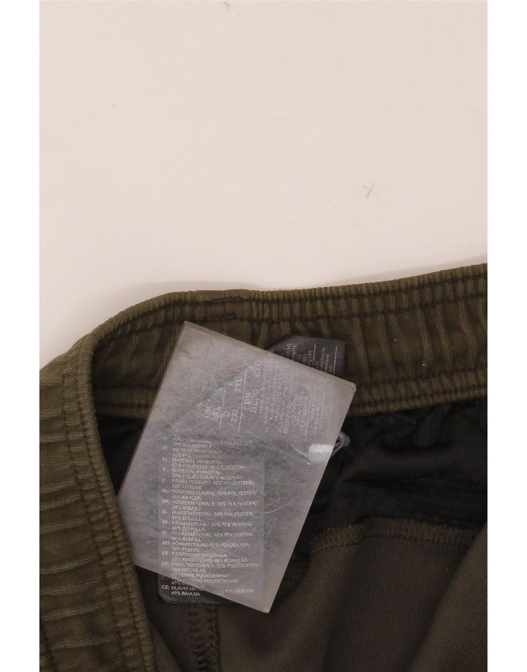 ADIDAS Pantalon de survêtement pour homme Joggers 2XL Kaki Colourblock Polyester