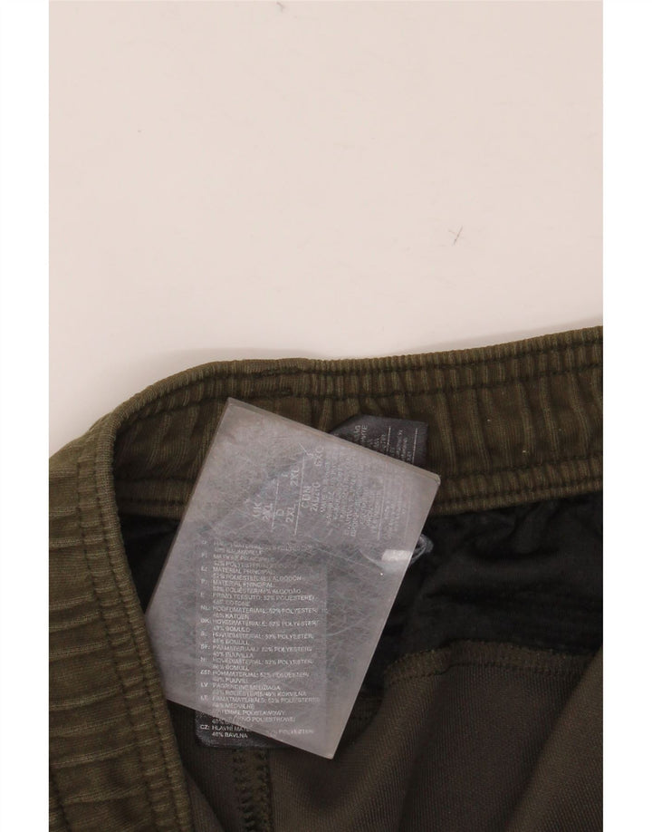 ADIDAS Pantalon de survêtement pour homme Joggers 2XL Kaki Colourblock Polyester