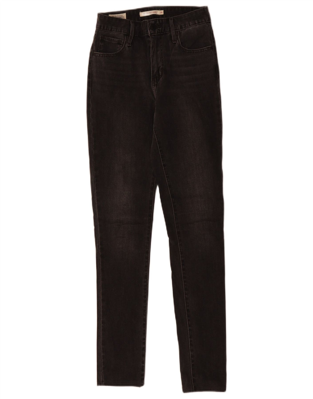 LEVI'S Jean skinny taille haute 721 femme W26 L30 gris coton