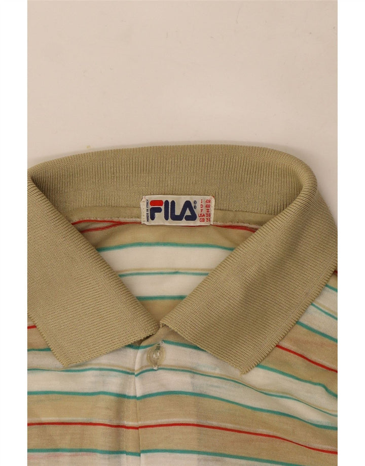 Fila Polo Homme UK 36 Petit Rayé Multicolore